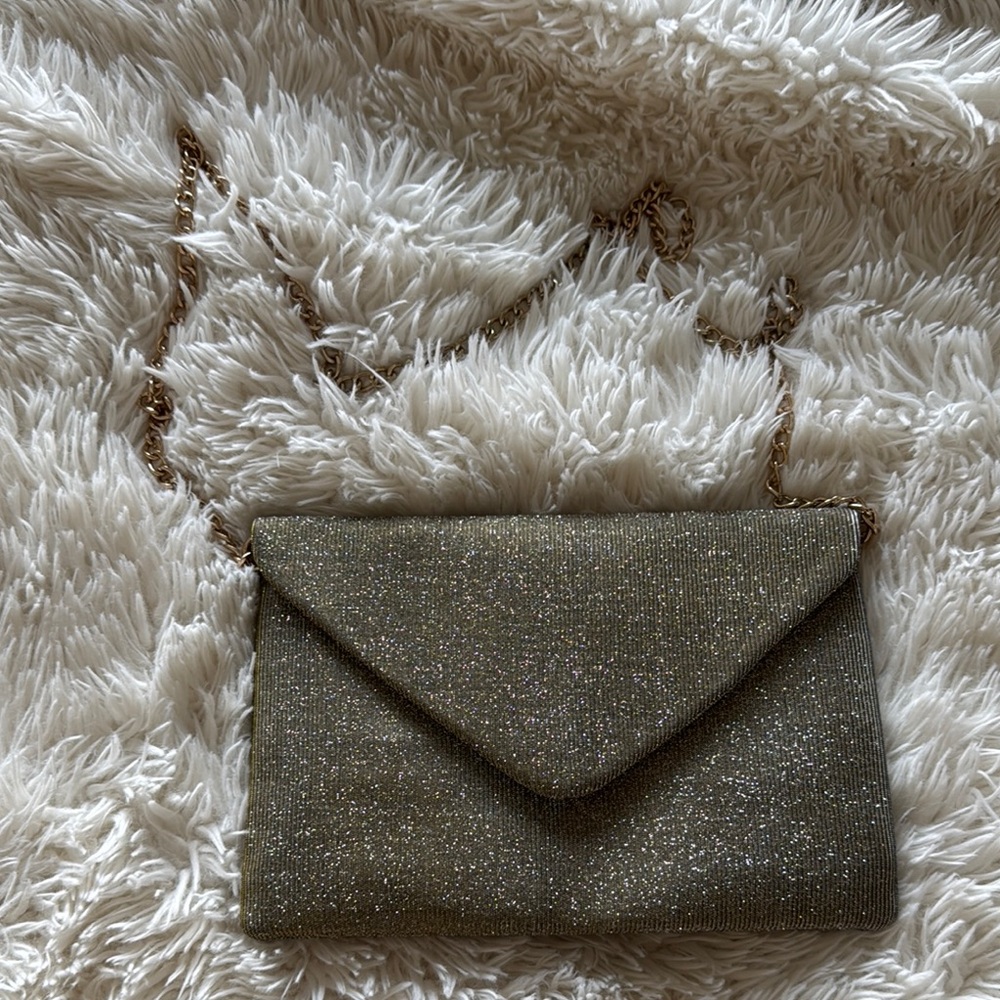 Elegant Gold Evening Clutch